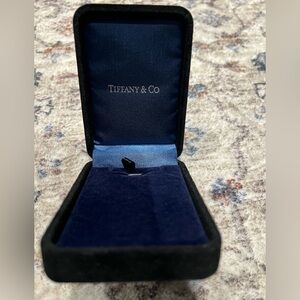 Tiffany & Co. Black Velvet Jewelry Box